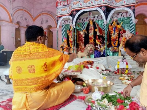 Navami Puja Observed in Agartala Royal Durga Bari : Devotees offered prayers to Goddess Durga